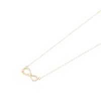 Collar Revestido en Oro 18kt Infinito Circonita