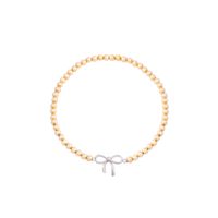 Pulsera de Plata Esterlina 925 Cinta bolitas Bañado en Oro 14kt