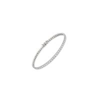 Pulsera Oro Blanco 18kt Diamantes Infinitos 1,0 Qts