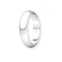 Argolla Matrimonio de Oro Blanco 18kt Inglés Venecia de 3,5mm