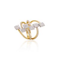 Anillo Oro Amarillo 18kt Diamantes 1,3 Qts | Danielle Costantini