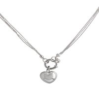 Collar Plata Esterlina 925 Corazón Timón