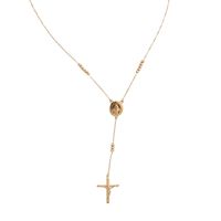 Collar de Oro 18kt Rosario Clasico