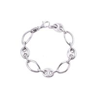 Pulsera de Plata Esterlina 925 Eslabones Grandes