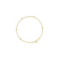 Pulsera Oro Amarillo 18kt Circonita-Bolitas