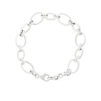 Pulsera de Plata Esterlina 925 Eslabon Ovalado