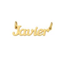 Colgante Oro 18kt Nombre ""Javier""