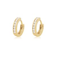 Aros de Oro 18kt Riel de Circones
