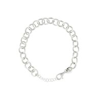 Pulsera de Plata Esterlina 925 Argollas Entrelazadas
