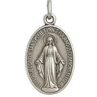 Colgante de Plata Esterlina 925 Virgen 20X19MM