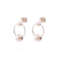 Aros Oro Miel 18kt Satelite