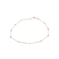 Pulsera Oro Miel 18kt Palitos.