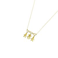 Collar Oro Amarillo 18kt Niña-Dos Niños