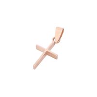 Colgante Oro Miel 18kt Cruz 10x20mm