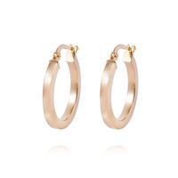 Aros de Oro 18kt Argolla 20 MM