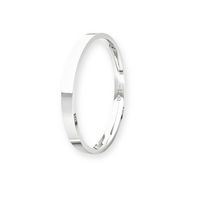 Argolla Matrimonio de Oro Blanco 18kt Tubo ErgoFit Siena de 2,0mm