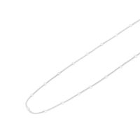 Cadena de Plata Esterlina 925 Diseño Serpiente con Esferas