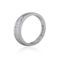 Anillo Oro Blanco 18kt Diamantes 22Pts