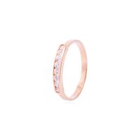Anillo Oro Miel 18kt Relieve