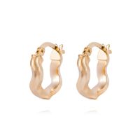 Aros de Oro 18kt Argolla Zigzag
