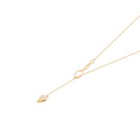 Collar de Oro 18kt Gota Circonita