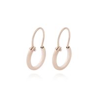 Aros Oro Miel de 18kt Argolla 10 mm