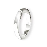 Argolla Matrimonio de Platino Inglés Padua 3,0mm