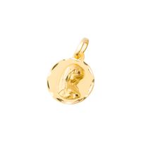 Colgante de Oro 18kt Virgen Niña 14mm