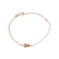 Pulsera de Plata Esterlina 925 Tortuga Circonita