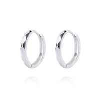 Aros de Oro 18kt Argollitas blancas