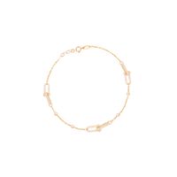 Pulsera de Oro 18kt Eslabones entrelazados