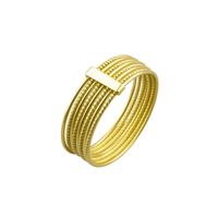 Anillo Oro 18kt Platino Semanario Barra