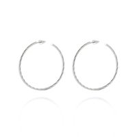 Aros de Plata Esterlina 925 Argollas Torcidas 45mm