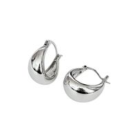 Aros de Plata Esterlina 925 Argollas Bote