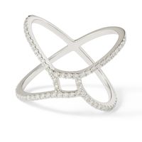 Anillo Oro Blanco 18kt Diamantes 16 Pts | Danielle Costantini