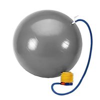 Pelota Balon Yoga 75 Cm Pilates Con Inflador - Gris