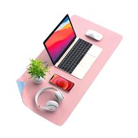 Alfombrilla Mouse Pad Cuero Doble Cara 80 X 40 Cm Impermeable