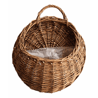 Juego De Dos Macetas De Flores Para Colgar Pared