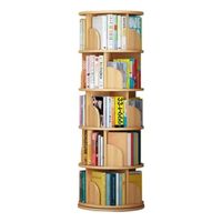 Biblioteca Giratoria 46x46x157 Librero Estante Circular