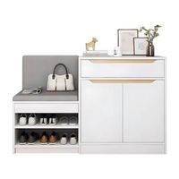 Zapatero Con Armario Cajon 110*30*75CM Organizador Moderno