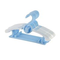 Pack 10 Ganchos Perchas Largo Adjustable Para Niños Y Bebe