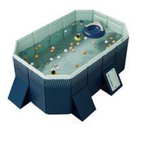 Piscina Infantil 2.6 Metros Armable Plegable Para Exteriores