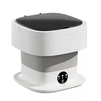 Mini Lavadora Portátil 2Kg por lavado Automática Gris