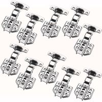 Pack 10 Bisagras de Gabinete Cierre Suave con Amortiguador