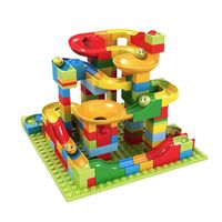 Bloques Tobogan Con Base 168 Piezas Construcción Accesorios