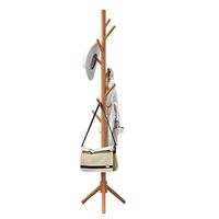 Perchero De Pie Colgador Simple De Madera Organizador 175x45