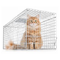 Jaula Plegable 94x34x37 cm Ideal para Mascotas y Transporte