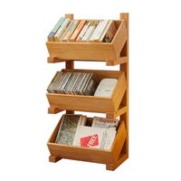 Estante De Madera Maciza 3 Niveles Cocina Exhibicion