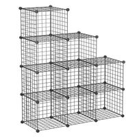 Estante Armario Organizador De Hierro 9 Repisas Armable