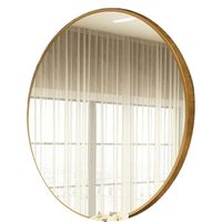 Espejo Circular De Pared Elegante Redondo 80cm De Diametro